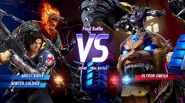 MARVEL VS. CAPCOM: INFINITE Ghost Rider Alt.,Winter Soldier Alt. Gameplay Arcade Mode