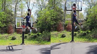 Attempting To Dunk 12 Foot Basketball Hoop