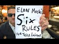 Elon Musk&#39;s Six Rules for Tesla Employees