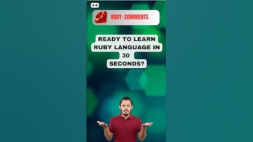 Quiz 8: Learn Ruby in 30 Seconds! #ruby #programming #quiztest #shorts