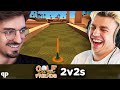 Papaplatte  rumathra spielen golf 2v2s gegen ihre cutter