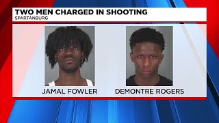 Officials: Two men charged in Spartanburg County shooting