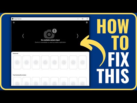 SNAP CAMERA NOT WORKING FIX (2023) | How To Fix Snap Camera Filters Not Loading