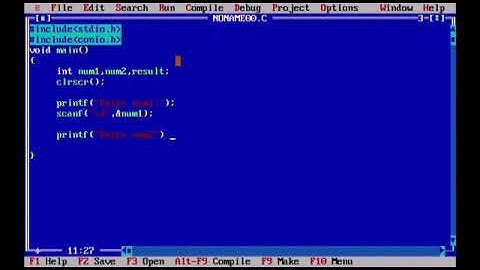 Simple C program to add two numbers (Tamil)