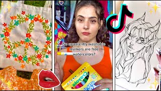 🎨🖌 Aesthetic Art TikTok Compilation That Makes Me Think Artistically