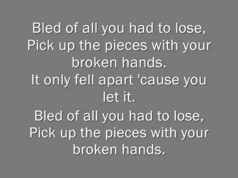 Broken Hands, By: Lamb Of God. (Lyrics)