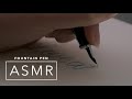 Beautiful Left-handed Fountain Pen Handwriting 🖊️ ASMR