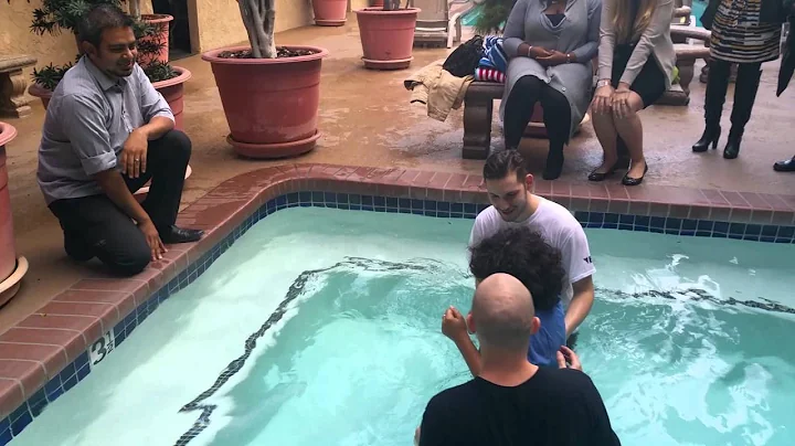 Arlene's Baptism - Good Confession and Getting Dunked