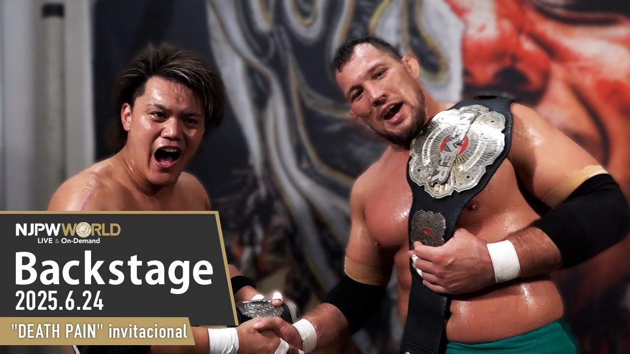 Yujin『新日本プロレス編 PART 1&2コンプリート』 deathpaininvi 4th Match Backstage(with Subtitles)6/24/25 | 