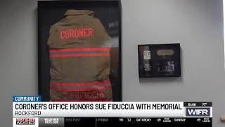 Winnebago County Coroner’s Office honors Sue Fiduccia with memorial