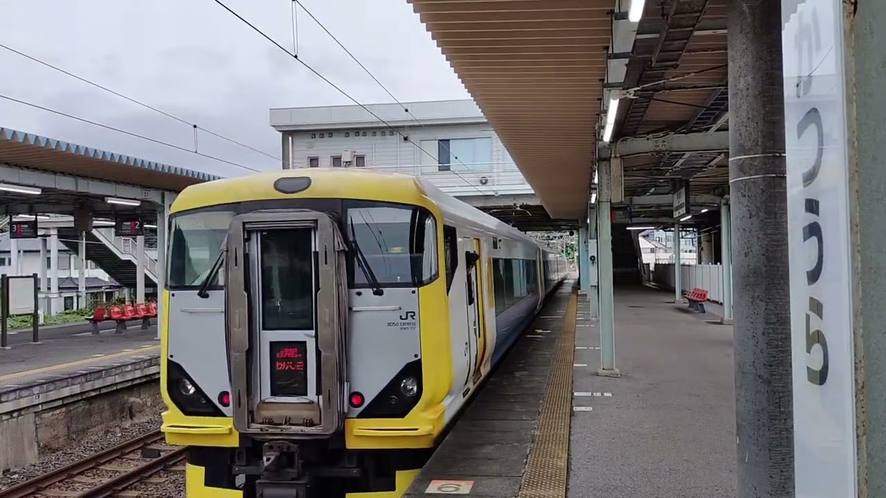 勝浦駅1番線旧発車メロディー JR-SH8-3