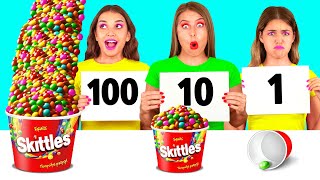 100 Layers of Food Challenge | Awesome Kitchen Tricks by TeenTeam Challenge