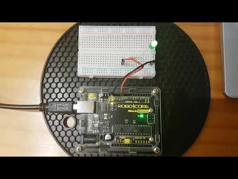 Projeto 1: Arduino e primeira montagem da placa ligando e desligando um ...