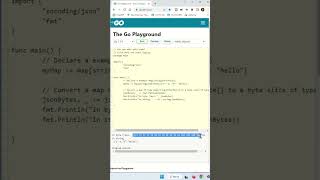 Convert map[string]interface{}) to []byte In Go screenshot 3