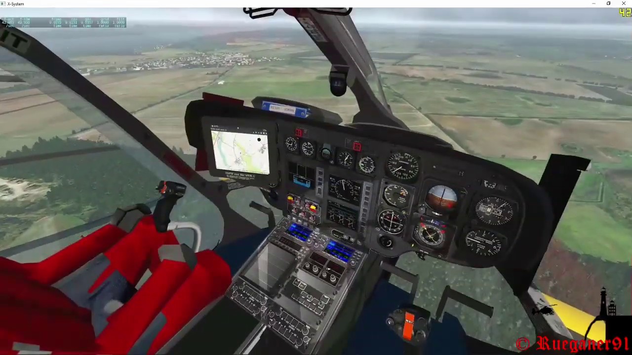 [HD] Christoph 48 , XPlane 11 rescue flight nach Burg Stargard / Neubrandenburg