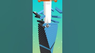 "Stack Ball ! Highest Score Challenge! #Stackbounce #shorts #viral #gaming #gamestack