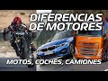 Diferencias entre motores de motos coches y camiones