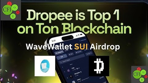 New Telegram Dropee Airdrop | Telegram Mning Bot | Free Airdrop | Wave Wallet Top Telegram Project