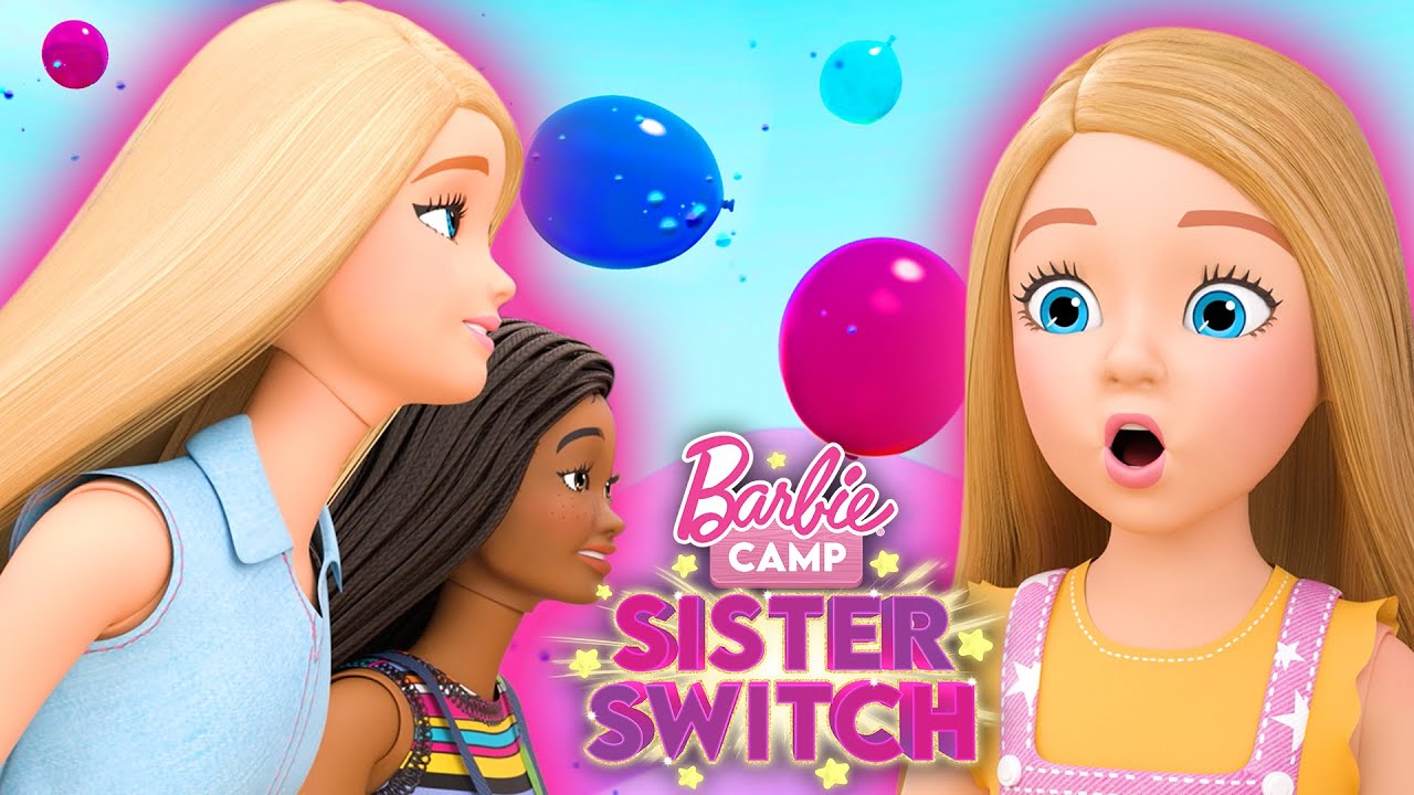 S'mores, μπαλόνια νερού και άλλα! ⛺ | Barbie™ Camp Sister Switch