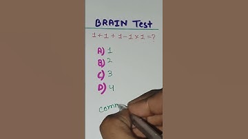 Brain Test math quiz #mathpuzzle #braintest #puzzle