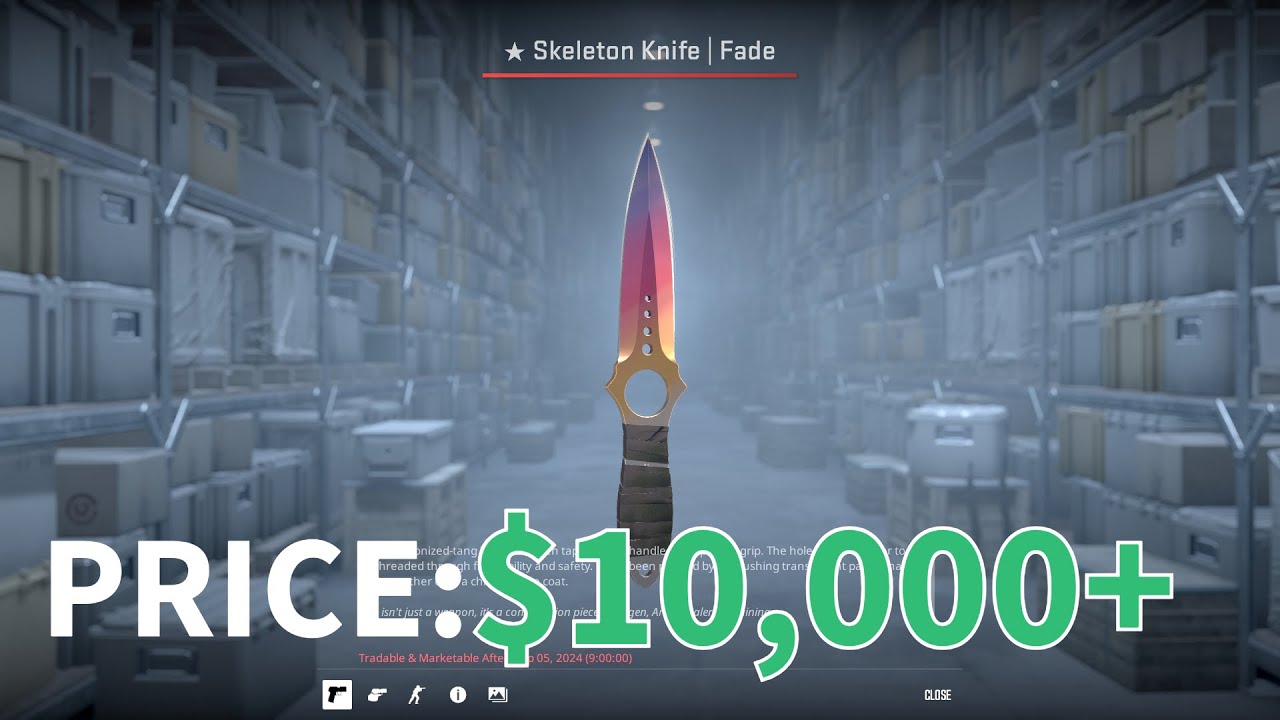 $10,000 Skeleton Knife Unboxing! (CS:GO Ultra Lucky Unbox) - YouTube