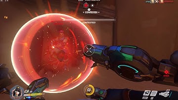 D.Va gameplay on Temple of Anubis (attack) - No Deaths