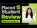 Mahima salaria digital marketing placed student course review  ciim chandigarh