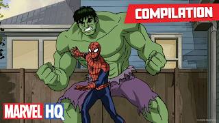 spider man hulk team ups ultimate spider man atmarvelhq