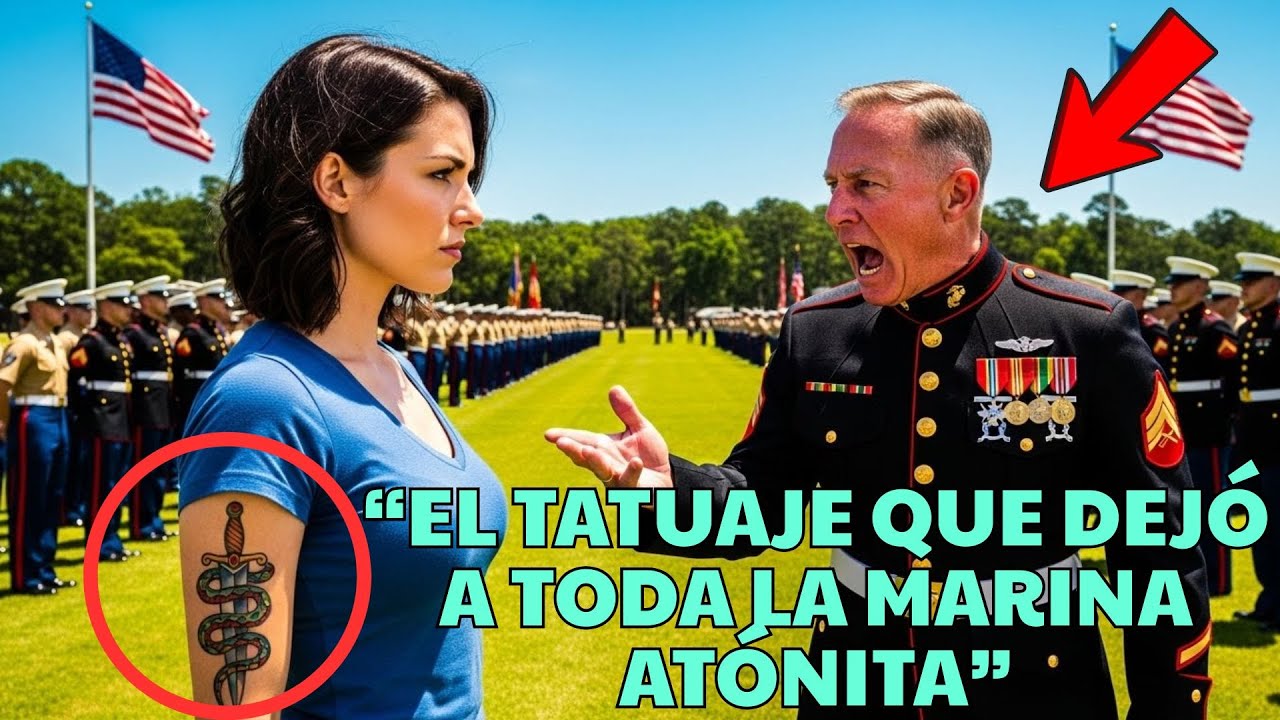 Vino a ver a su hijo graduarse — hasta que un almirante SEAL vio su tatuaje y quedó paralizado.