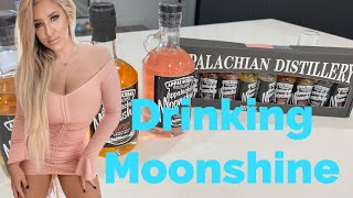 Taste testing moonshine with onlyfans star Sara Blake