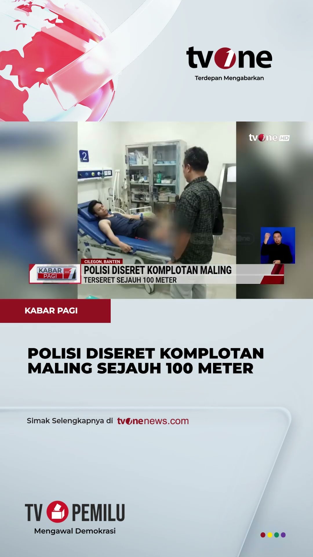 Detik-detik Polisi di Cilegon Diseret Komplotan Maling Sejauh 100 Meter! | tvOne