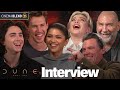 Dune part two interviews with timothe chalamet zendaya austin butler florence pugh and more