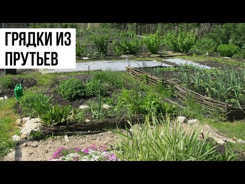 Как сделать высокую грядку из прутьев или веток 🌿 How to make Withe Raised Beds
