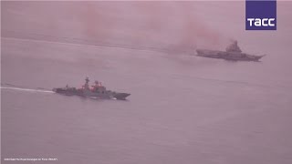 Видео авианосной группы ВМФ России в Ла-Манше Видео авианосной группы ВМФ России в Ла-Манше