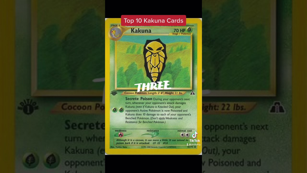 How Much Is A Kakuna Pokemon Card Worth