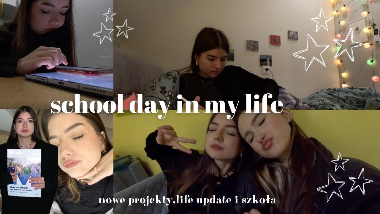 day in my life | nowe projekty, szkoła i life update🌙📚🪷