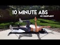 10 minute at home abs no equipment follow along