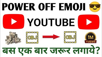 OBJ Emoji 🥸 Tutorial for YouTube Video | ￼ Obj Emoji | Video Ke Title Me Obj Kaise Lagaye