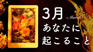 3月あなたに起こること🌟怖いほど当たる🌷💭💭恋愛・仕事・人間関係🌟タロット占い&オラクルカードリーディング🔮