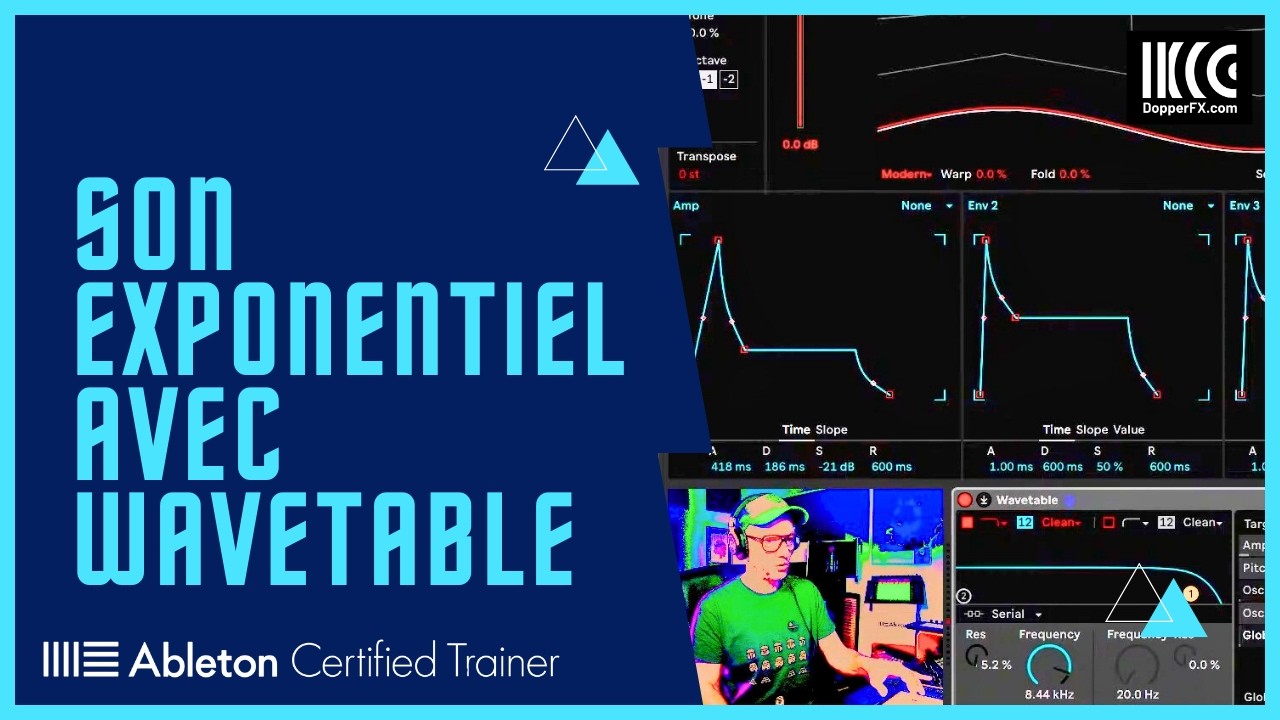 Ableton Wavetable : créer des sons qui accélèrent (effet exponentiel)