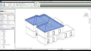 Adding a Roof in REVIT