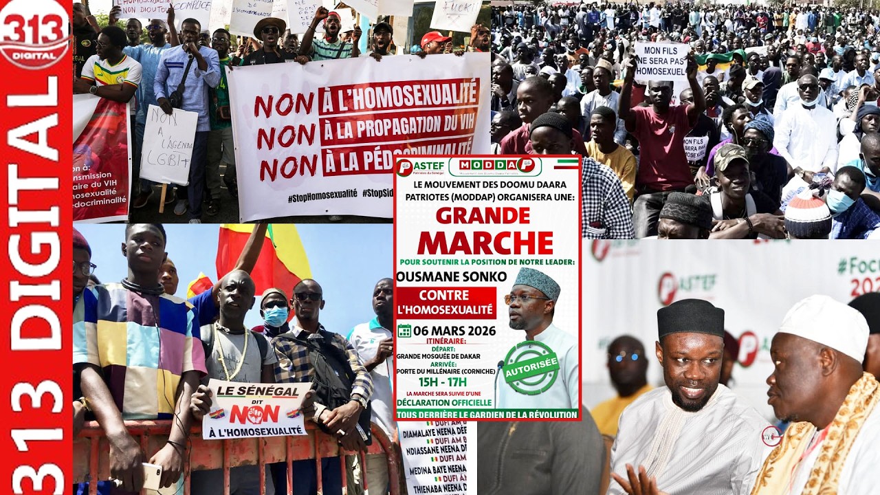 🔴Direct: Marche de soutien à Sonko contre l’Homosexualité
