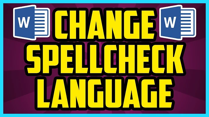 How To Change The Spell Check Language In Word 2016 (QUICK & EASY) - Word Change Proofing Language