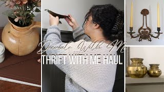 Thrift Haul & Styling | Decorate With Me Estate Sale Thrift With Me | Thrift Vlog