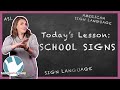 40 School Signs in ASL | ASL Basics | Sign Language for Beginners