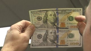WEB EXTRA: Comparing a fake and real $100 bill