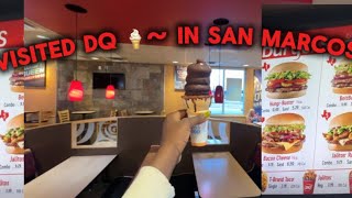 I tried DQ’s burger/🍦in San Marcos TX 🇺🇸, and here’s my review.  #diaryqueen #viralvideo #sanmarcos