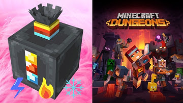 MINECRAFT DUNGEONS - SATCHEL OF ELEMENTS IN...#shorts