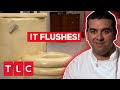 Buddy Bakes A Flushing Toilet Cake! | Cake Boss