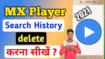 MX Player Search History delete Kaise kare | How to delete MX Player search history